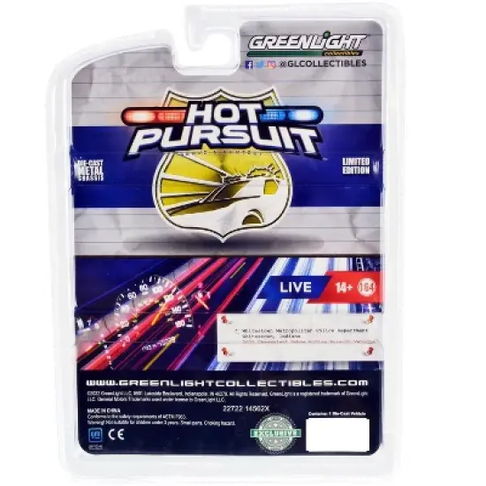 2015 Ford Police Interceptor Utility Black and White "San Diego Police K9 Unit California" 1/64 Diecast Model Car by Greenlight image {1}