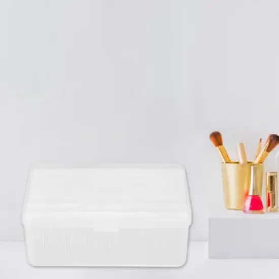 Unique Bargains Pack of 120pcs Makeup Cotton Pads Facial Lip Eye Makeup Remover Pads Soft Gentle Makeup Tools White image {4}