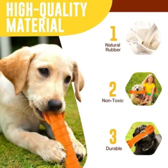 Allforpaws Dog Toy Interactive Floating stick Dog Toy, Made of TPR image {2}