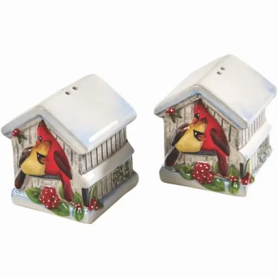 Park Designs Holiday Cardinal Love Red S&P Set image {5}