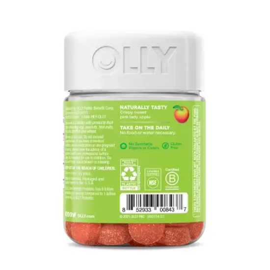 OLLY Extra Strength Probiotic Gummies for Immune and Digestive Support - 50ct image {4}