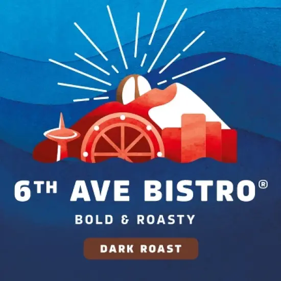 Seattle's Best Coffee Organic 6th Avenue Bristo Dark Roast Ground Coffee - 10oz image {4}