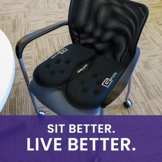 GSeat ULTRA - Travel Gel Foam Cushion, Relieves Discomfort and Promotes Healthy Posture for Car, Commute, Airplane and Travel Comfort - Green image {5}