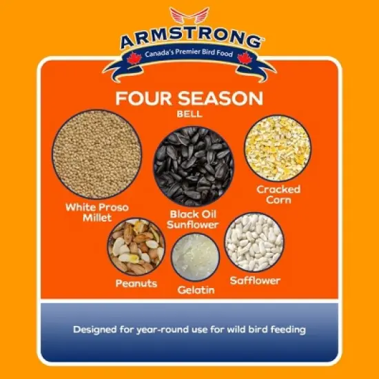 Armstrong Wild Bird Food Four Season Bell, 1lb image {2}