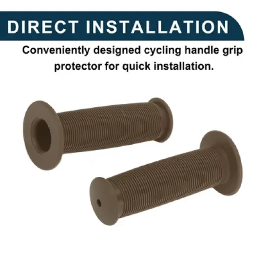 Unique Bargains Bike Handlebar Grips Covers 3.94" Brown 1 Pair image {5}