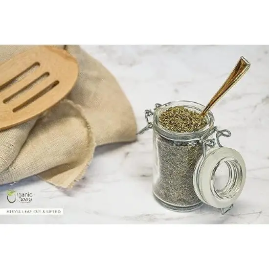 Organic Stevia Leaf Cut & Sifted 8 Oz image {5}
