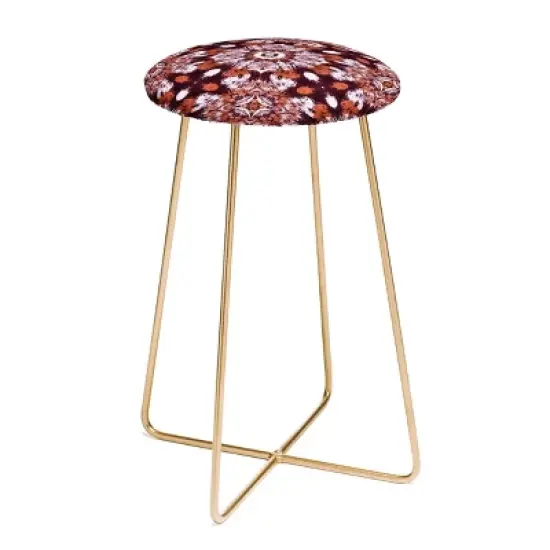 Marta Barragan Camarasa Bohemian Style Mosaic Counter Stool - Deny Designs image {3}