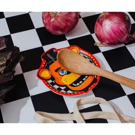 Silver Buffalo Five Nights At Freddy's Freddy Fazbear Ceramic Spoon Rest Dish image {4}
