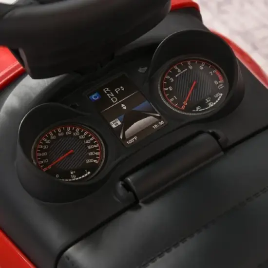 Aosom 3 in 1 Ride on Push Cars for Toddlers, Stroller Sliding Walking Car with Sun Canopy, Horn, Music, Safety Bar, Cup Holder and Storage image {4}