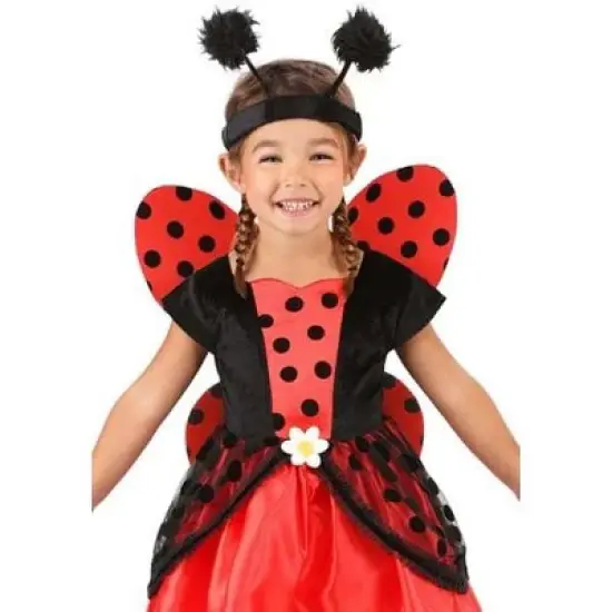HalloweenCostumes.com Toddler Girl Little Ladybug Halloween Costume | Toddler Costumes for Dress-up Fun image {3}