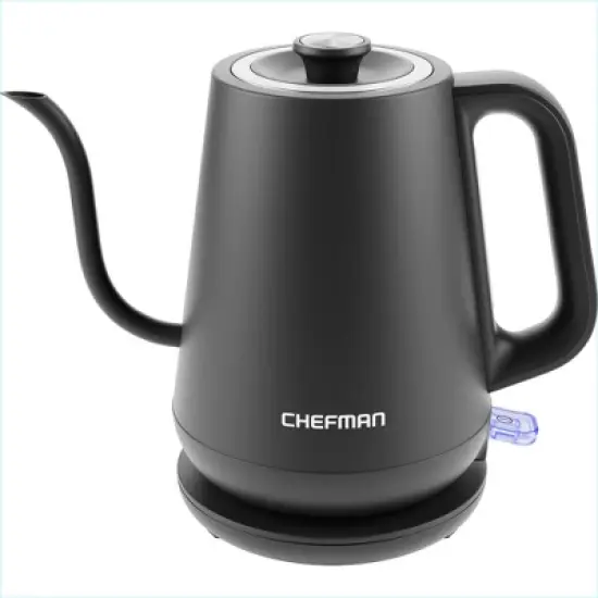 Chefman Precise Pour 0.8L Electric Gooseneck Kettle with Automatic Shut-Off &ndash; Black image {8}