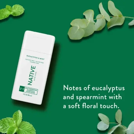Native Eucalyptus & Mint 2n1 Shampoo & Conditioner - Trial Size - 3fl oz image {1}