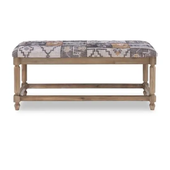 Kaya Bench Gray - Linon image {2}