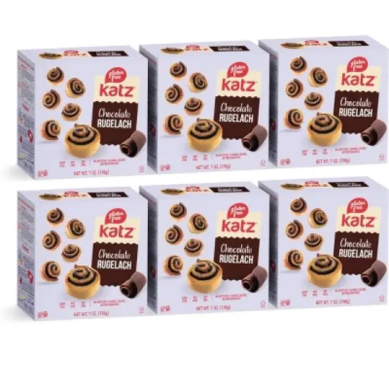 Katz Gluten Free Chocolate Rugelech - 6 Pack image {3}