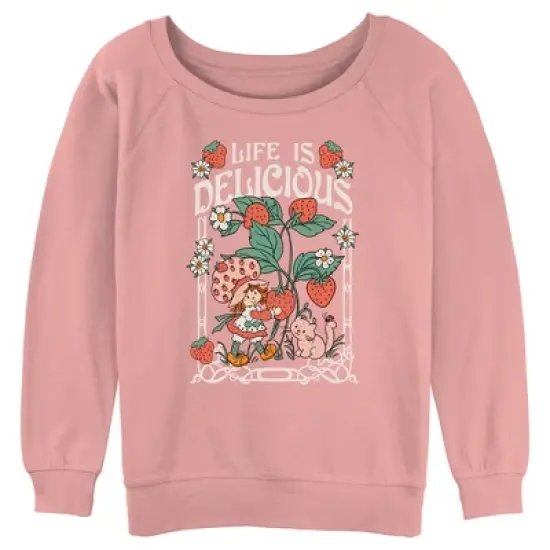 Junior's Strawberry Shortcake Life is Delicious Sweatshirt image {2}
