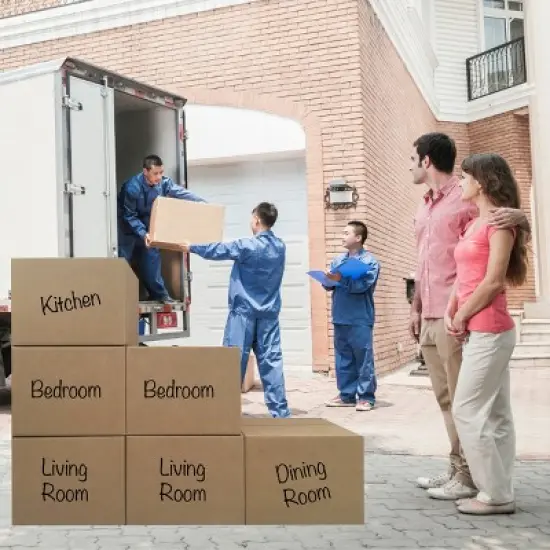 UBMOVE 10 Medium Cardboard Moving Boxes 18" x 14" x12" image {9}