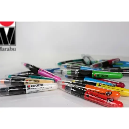 Marabu Art Crayon - Soft Wax Pastel for Mixed Media & Blending (Choose your Color) image {4}