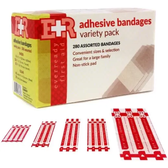 Adhesive Bandages Variety Pack &ndash; 280 Assorted Count image {7}