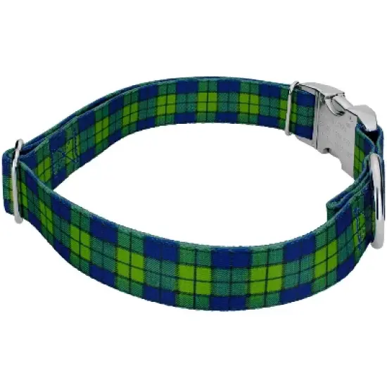 Country Brook Petz Premium Dog Collar and Leash - Plaid and Argyle Collection image {2}