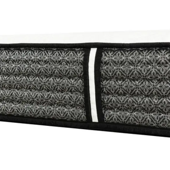 HomeStock Majestic 12 in. Pocket Coil Hybrid Mattress, Gray image {4}
