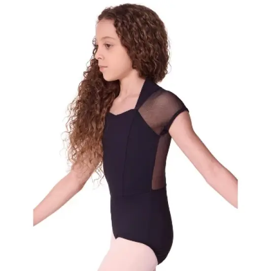 Capezio Girl's Soft Elegance Corset Short Sleeve Leotard - Tween image {1}