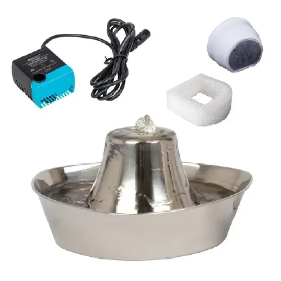 PetSafe Seaside Stainless Pet Fountain - Black image {7}