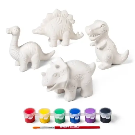 Paint-Your-Own Ceramic Dinosaurs Kit - Mondo Llama&trade; image {1}
