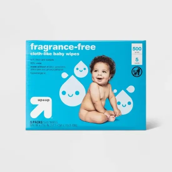 Fragrance-Free Baby Wipes - up & up&trade; (Select Count) image {18}