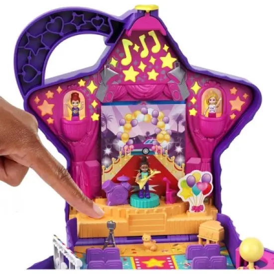 Polly Pocket Starring Shani Talent Show Compact Miniature Playset image {1}