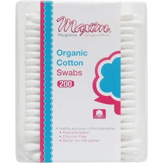 Maxim - Hygiene Organic Cotton Swabs, 200 Ct image {4}