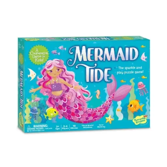 Peaceable Kingdom Mermaid Tide Board Game: Creative Play for 2-4 Players, Emotional Development Focus, 10-Minute Gameplay image {3}