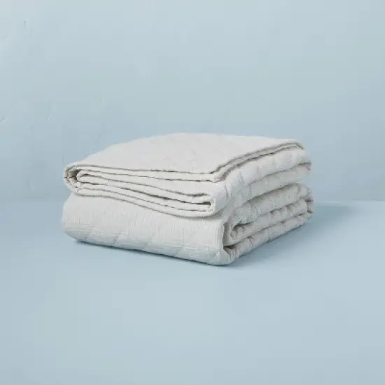 Diamond Stripe Matelass&eacute; Quilt - Hearth & Hand&trade; with Magnolia image {2}