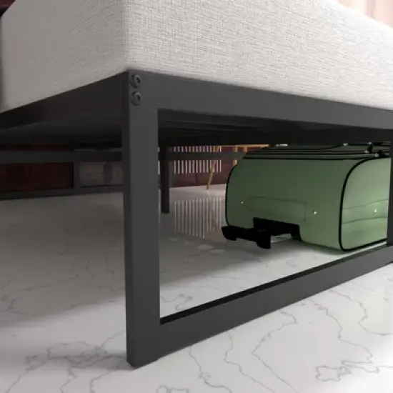 NapQueen Alpha Metal Platform Bed Frame 14" Height image {7}