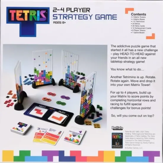 Tetris Head-To-Head Multiplayer Strategy Game image {3}