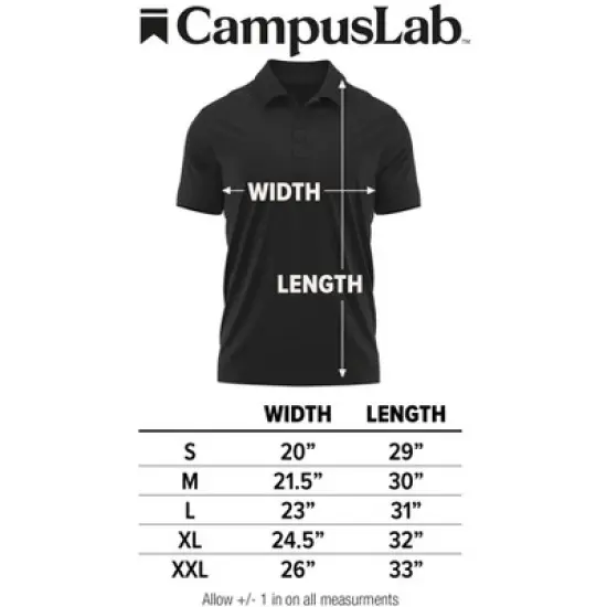 Men's Lewis University Polo Left Chest Logo image {5}