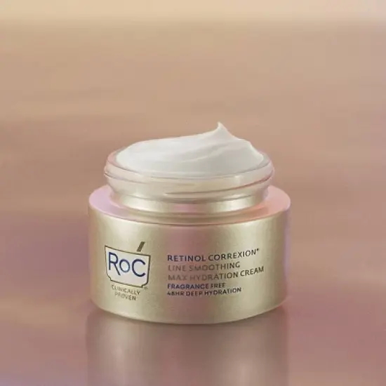 RoC Retinol Correxion Anti-Aging Retinol Moisturizer with Hydrating Hyaluronic Acid Fragrance Free - 1.7oz image {2}