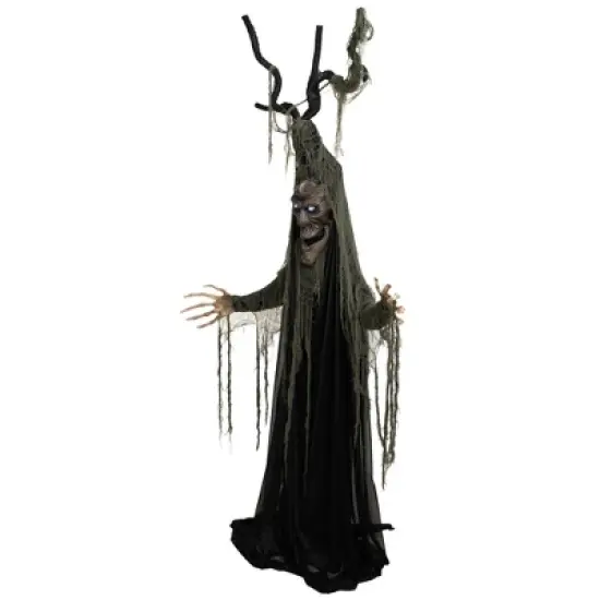 Northlight LED Lighted and Animated Tree Man Halloween Decoration - 7' image {3}