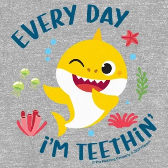 Toddler's Baby Shark Every Day I'm Teethin' T-Shirt image {1}