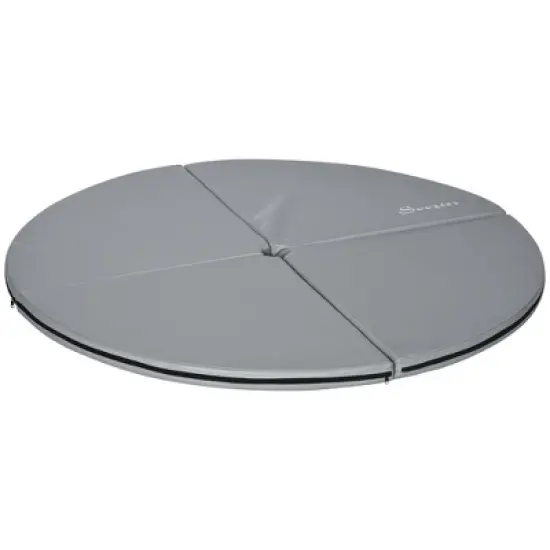 Soozier 2" T x 5' W Round Folding Portable Pole Dance Crash Mat image {7}