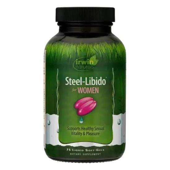 Irwin Naturals Steel-Libido for Women Dietary Supplement Liquid Softgels - 75ct image {4}
