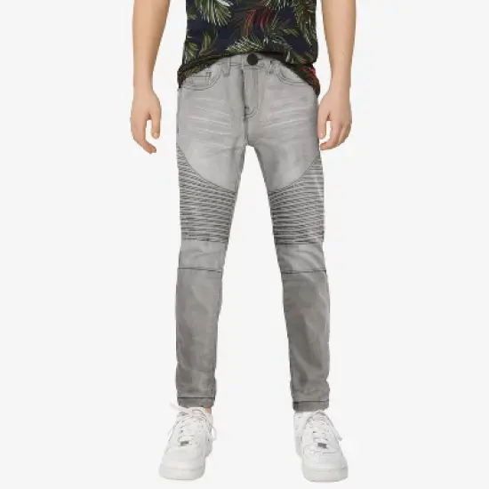 X RAY Little Boy's Stretch Moto Jeans image {5}