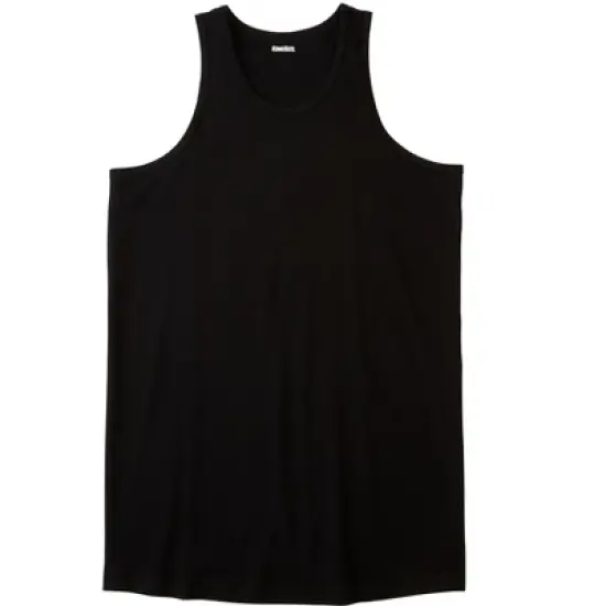 KingSize Men's Big & Tall Shrink-Less&trade; Lightweight Longer-Length Tank image {1}