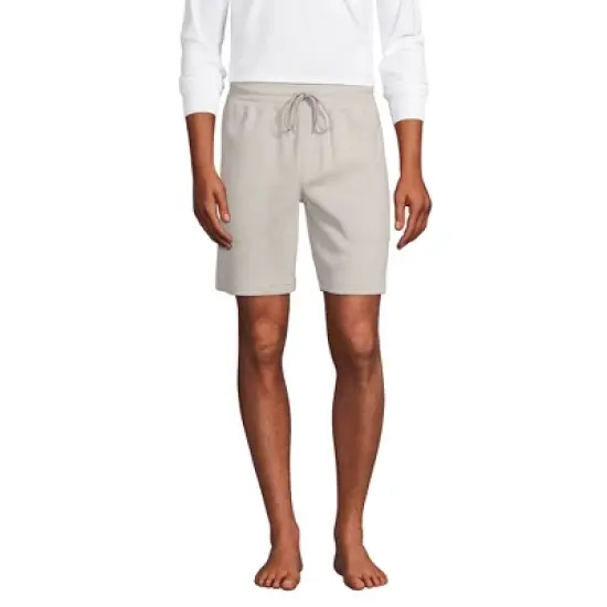 Lands' End Men's Waffle Pajama Shorts image {4}