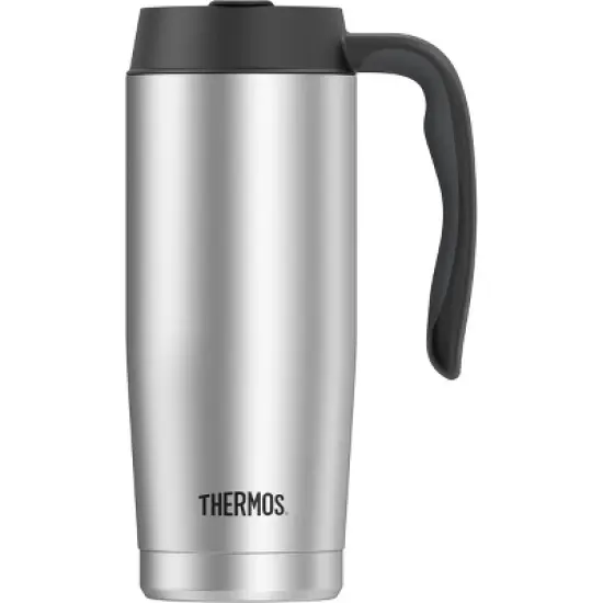 Thermos 16 oz. Vacuum Insulated Stainless Steel Travel Mug - Silver image {1}