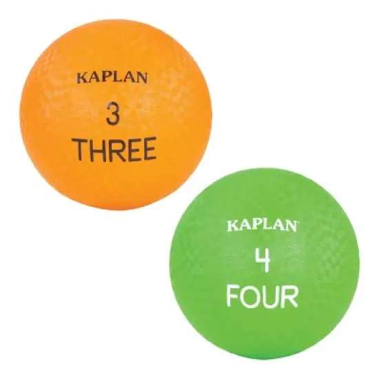 Kaplan Early Learning Colored Playground Balls - Set of 6 image {2}