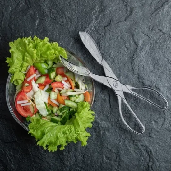 Smarty Had A Party Clear Plastic Serving Salad Scissor Tongs - 50 pcs image {7}