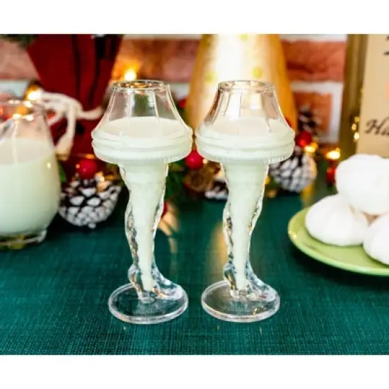 ICUP, Inc. A Christmas Story Leg Lamp 2-Ounce Mini Shot Glasses | Set of 2 image {2}