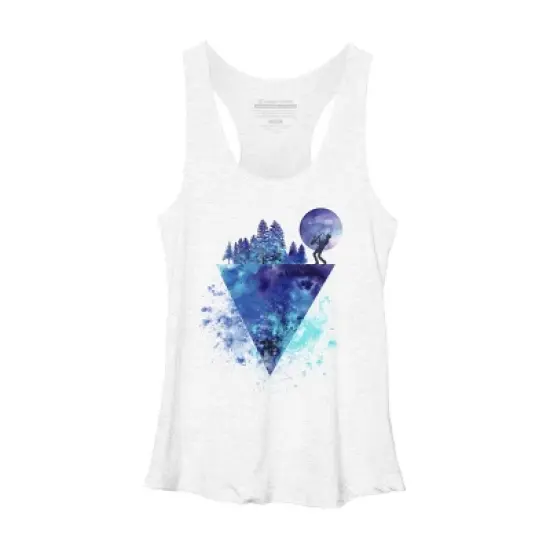 Women's Design By Humans Play Music On The Edge By Maryedenoa Racerback Tank Top image {8}