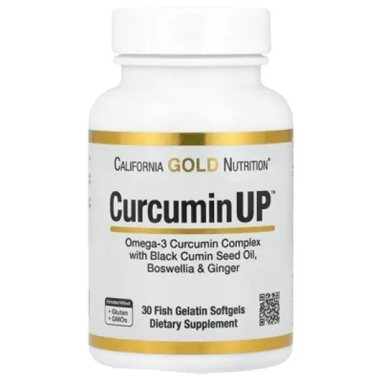 California Gold Nutrition CurcuminUP&trade;, 30 Fish Gelatin Softgels image {5}