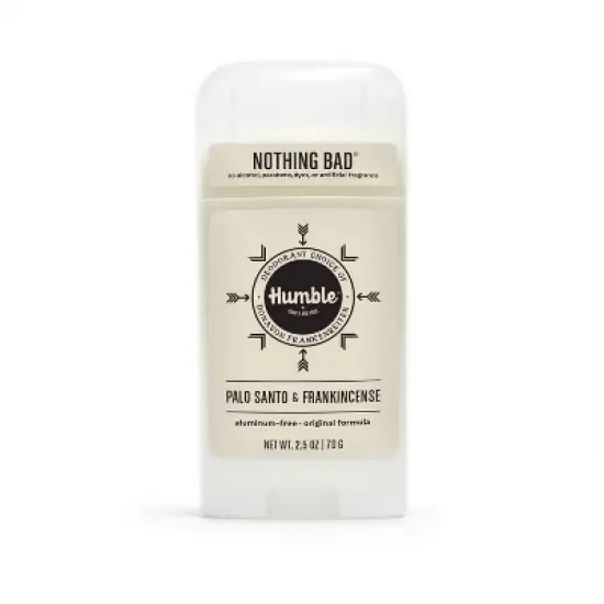 Humble Brands Original Formula Solid Deodorant - Palo Santo & Frankincense - Aluminum-Free 2.5oz image {2}